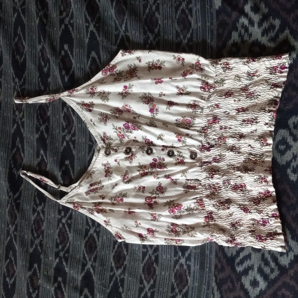 Floral summer top xs